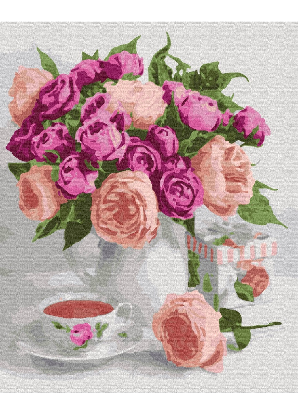 Картина за номерами "Фіолетовий натюрморт" 40x50 см Brushme (277152955)