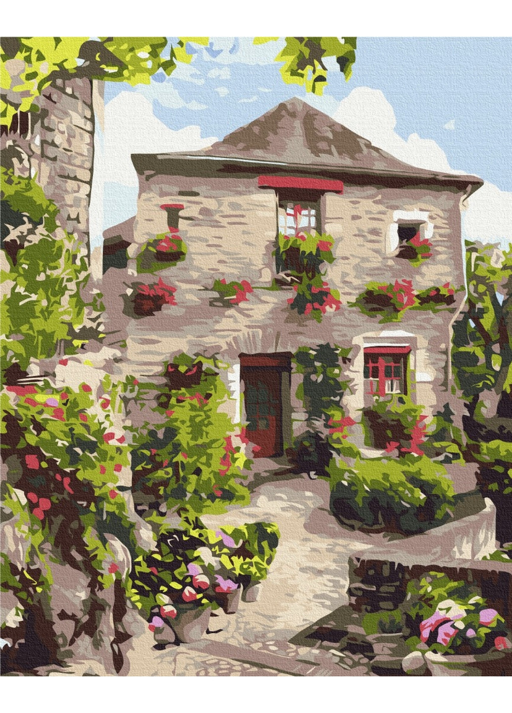 Картина за номерами "Два світу Провансу 1" 40x50 см Brushme (277152098)