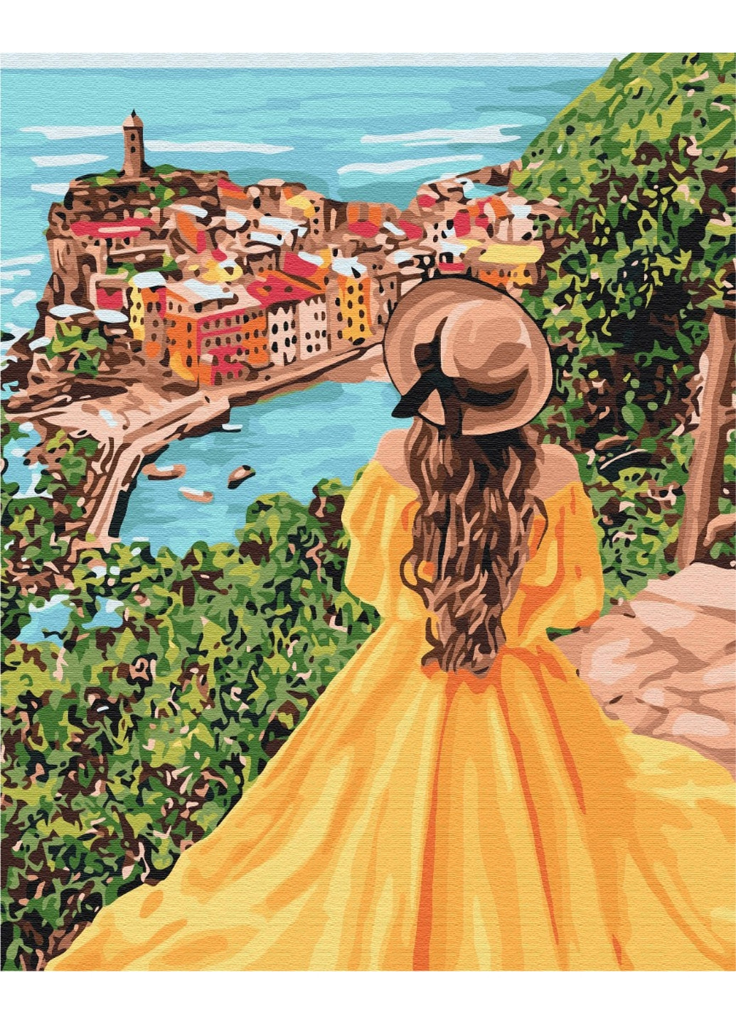 Картина за номерами "Портове містечко" 40x50 см Brushme (277152056)