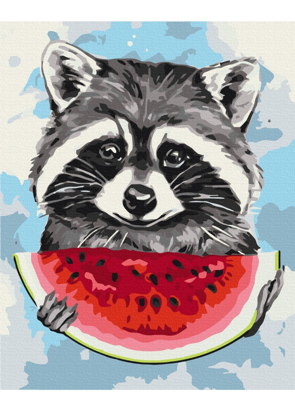 Картина по номерам Летний енотик 40x50 см Brushme (277152437)