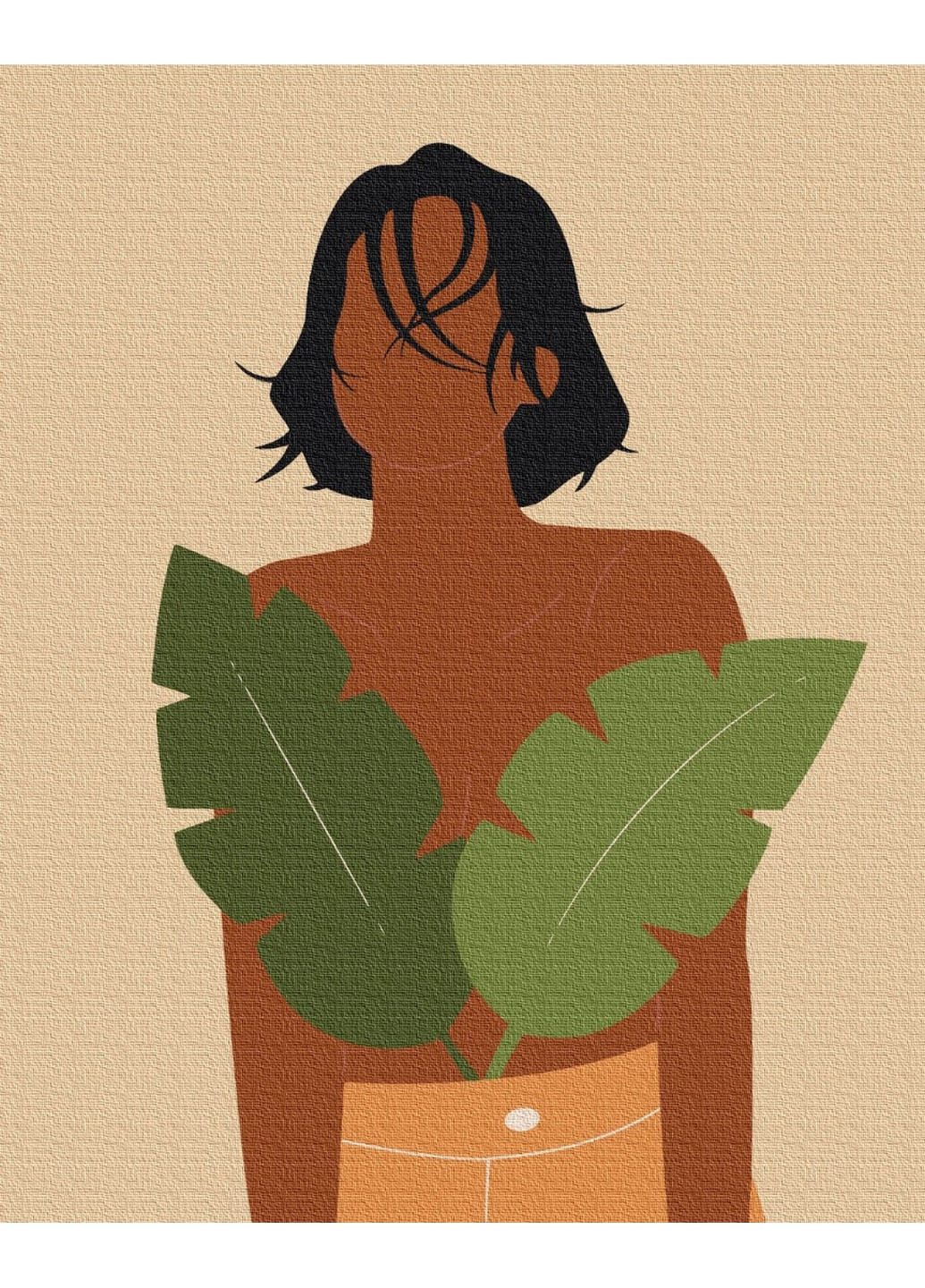 Картина по номерам Природа женственности 40x50 см Brushme (277153133)