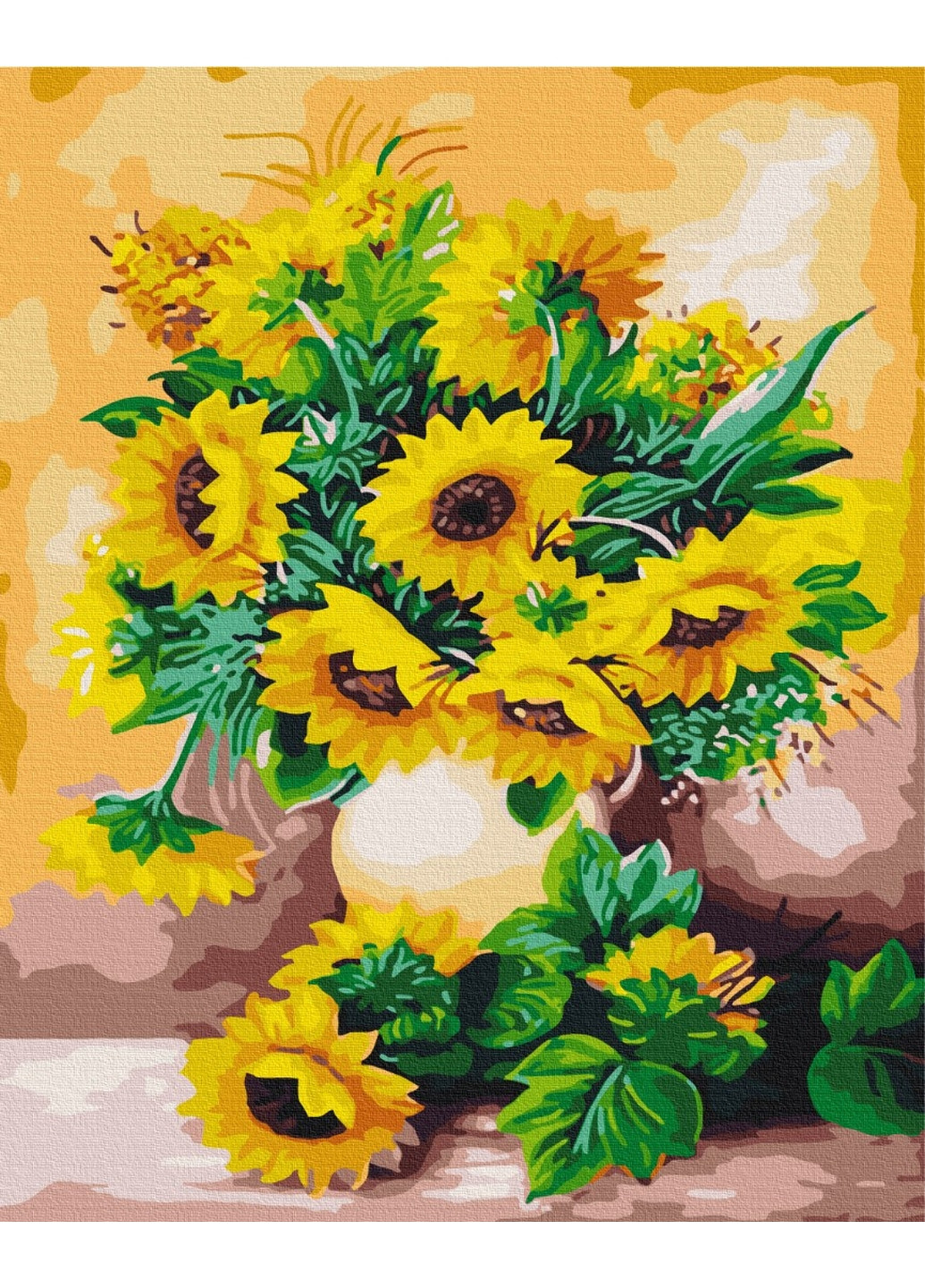 Картина за номерами "Букет соняшників" 50х40 см Brushme (277152021)