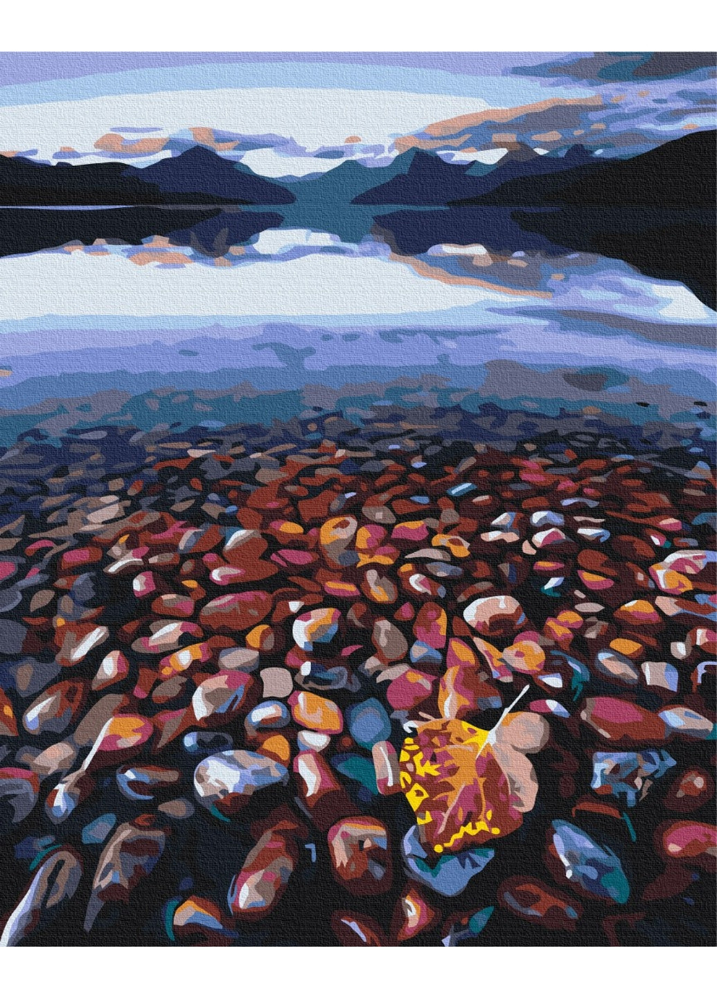 Картина за номерами "Кам'янистий берег" 40x50 см Brushme (277154349)