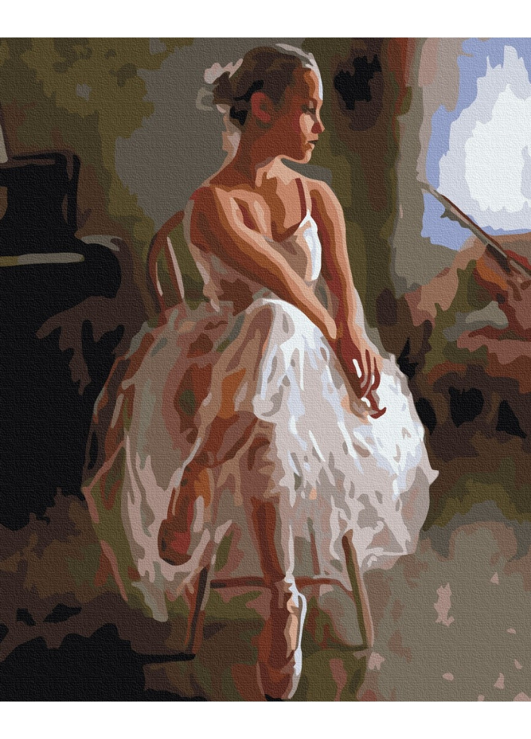 Картина за номерами "Юна балерина" 40x50 см Brushme (277152676)