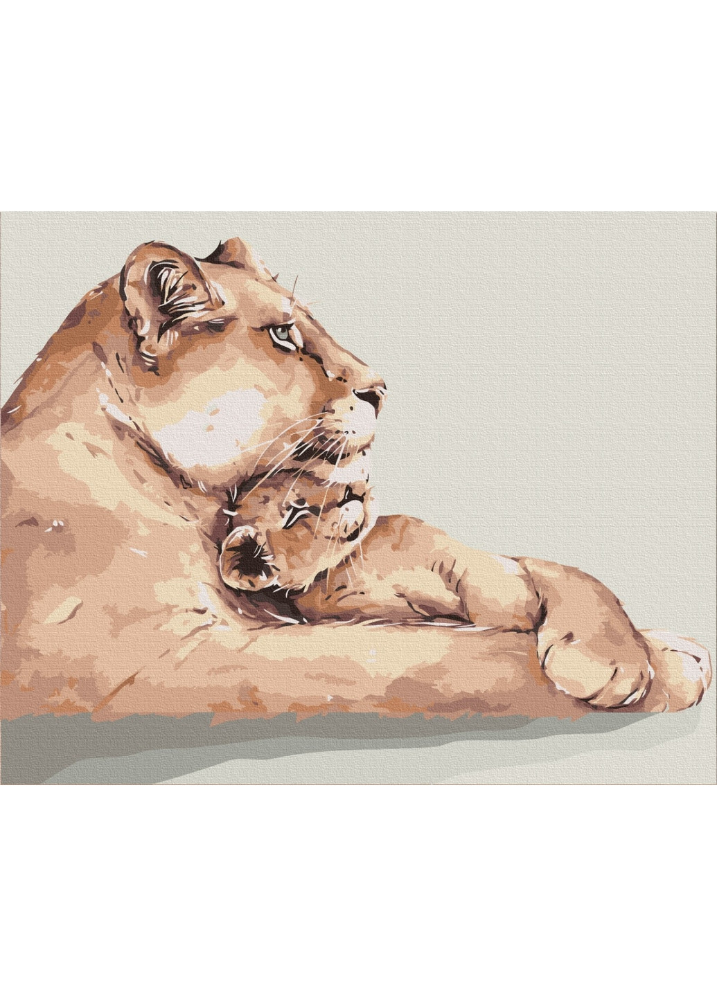 Картина по номерам Львиное сердце 40x50 см Brushme (277151935)