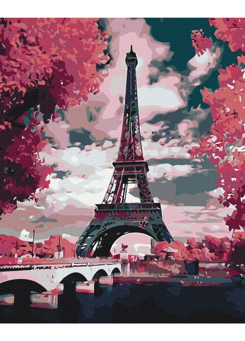 Картина по номерам Магнолии в Париже 40x50 см Brushme (277153689)