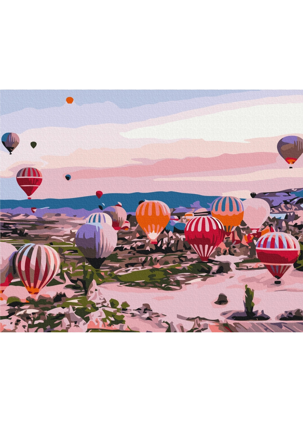 Картина за номерами "Каппадокія на світанку" 40x50 см Brushme (277153573)