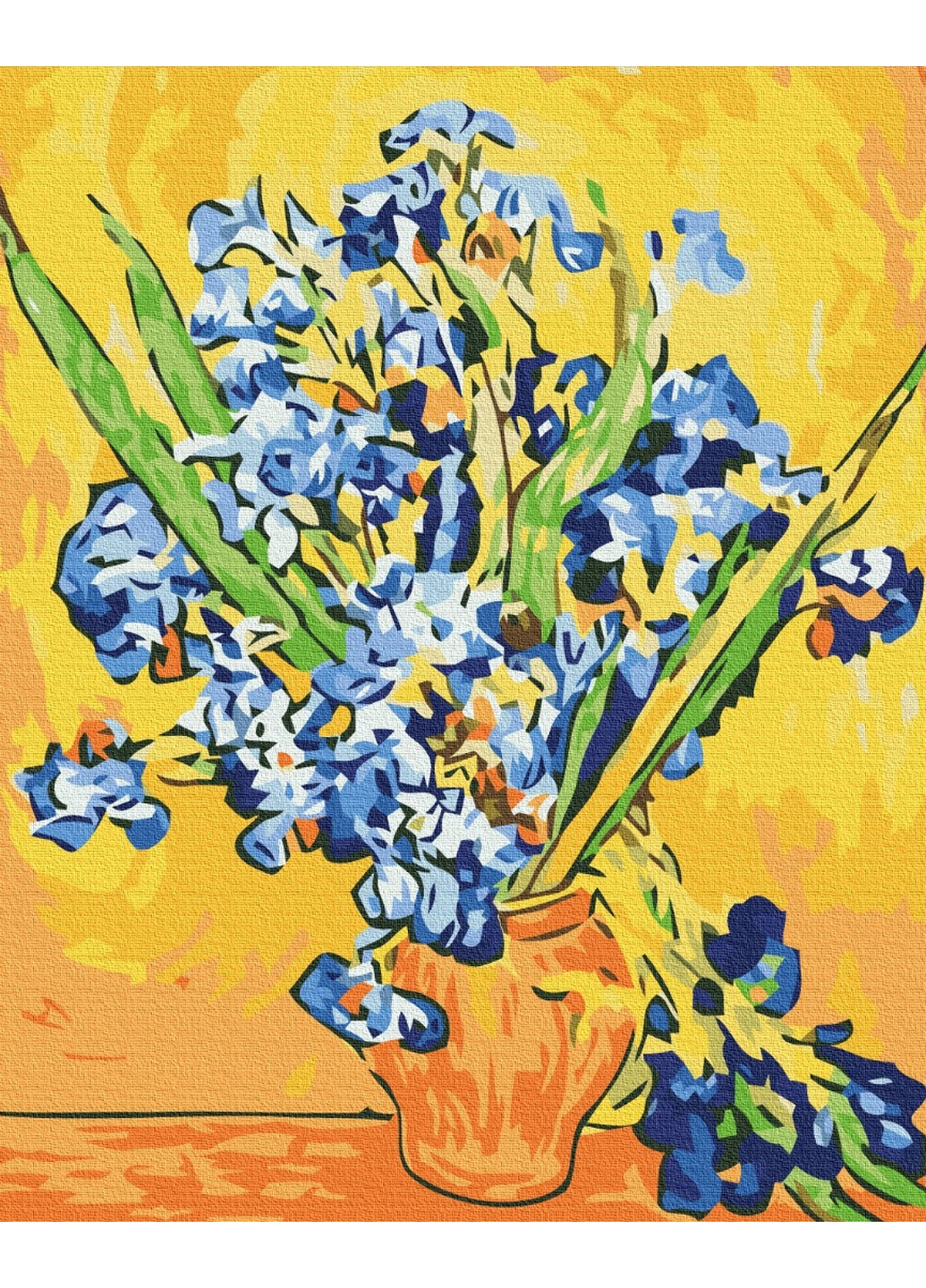 Картина по номерам Ирисы в вазе. Винсент Ван Гог 40x50 см Brushme (277153941)