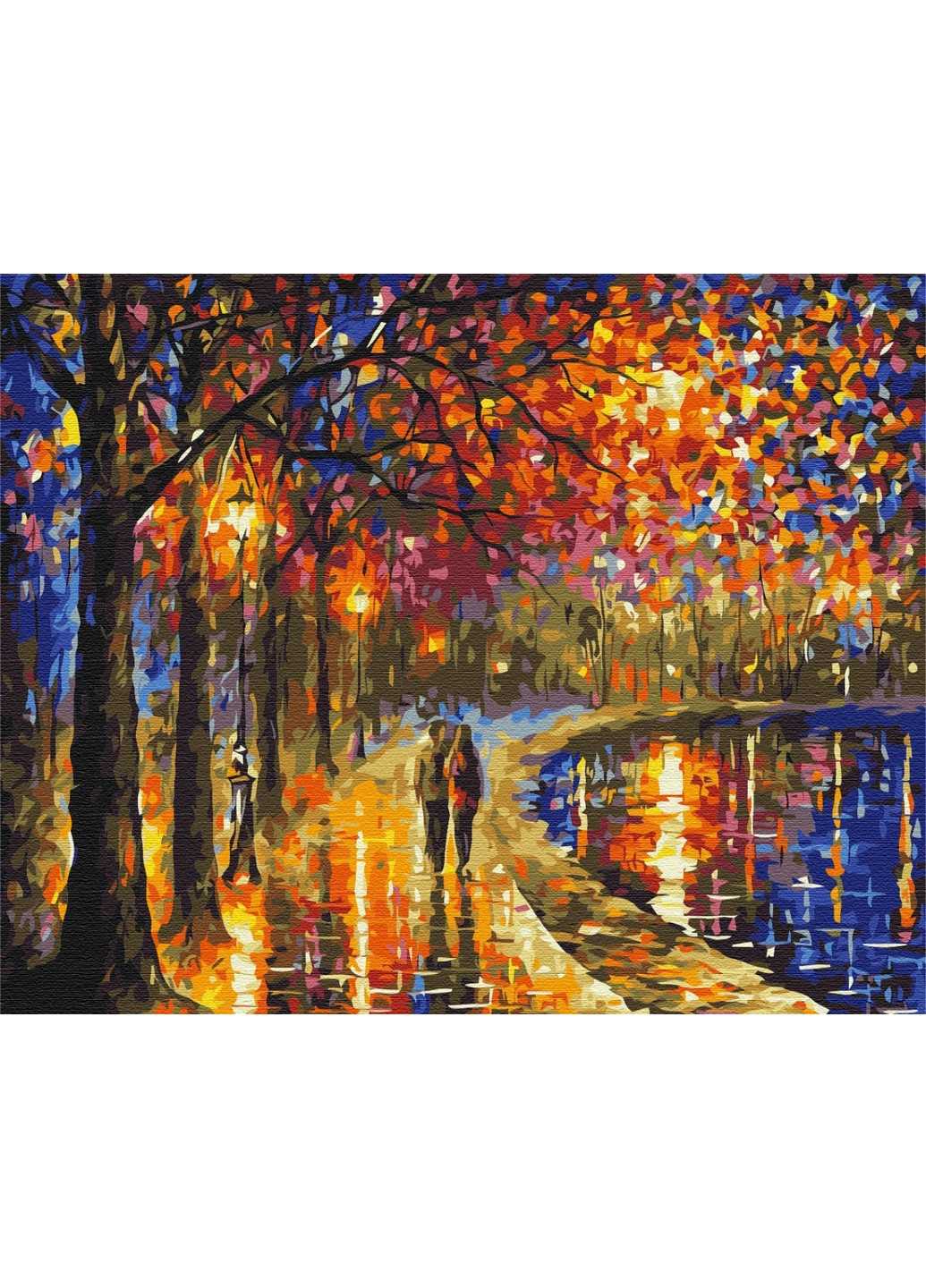 Картина по номерам Прогулка в ярком парке 40x50 см Brushme (277153538)