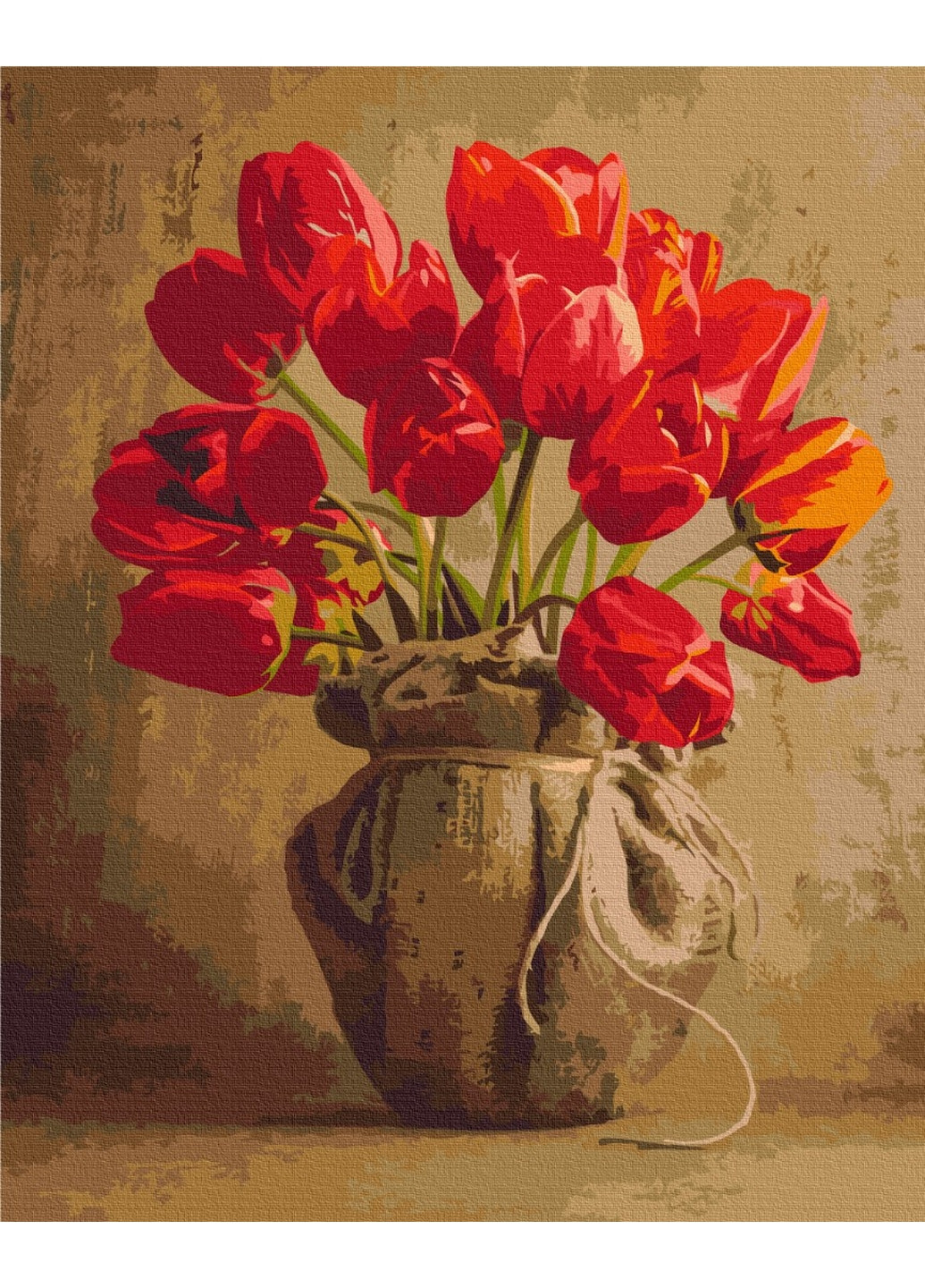 Картина по номерам Букет домашних тюльпанов 40x50 см Brushme (277151992)