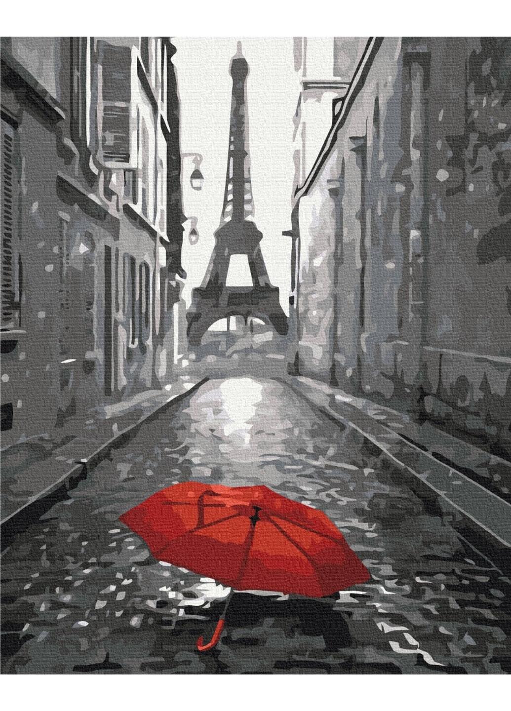 Картина по номерам Сезон в Париже 40x50 см Brushme (277152978)