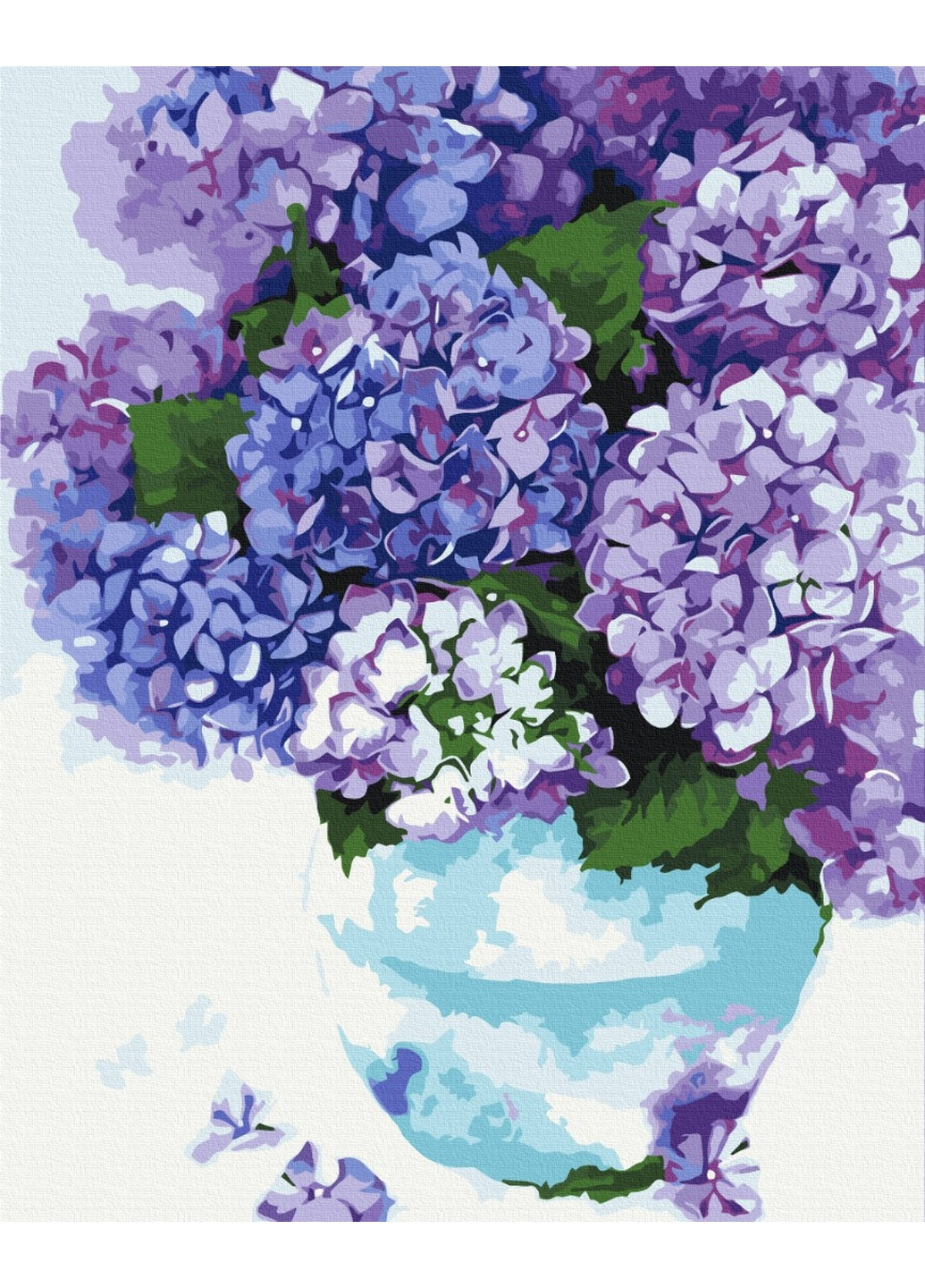Картина за номерами "Гортензія у небесному горщику" 40x50 см Brushme (277151996)
