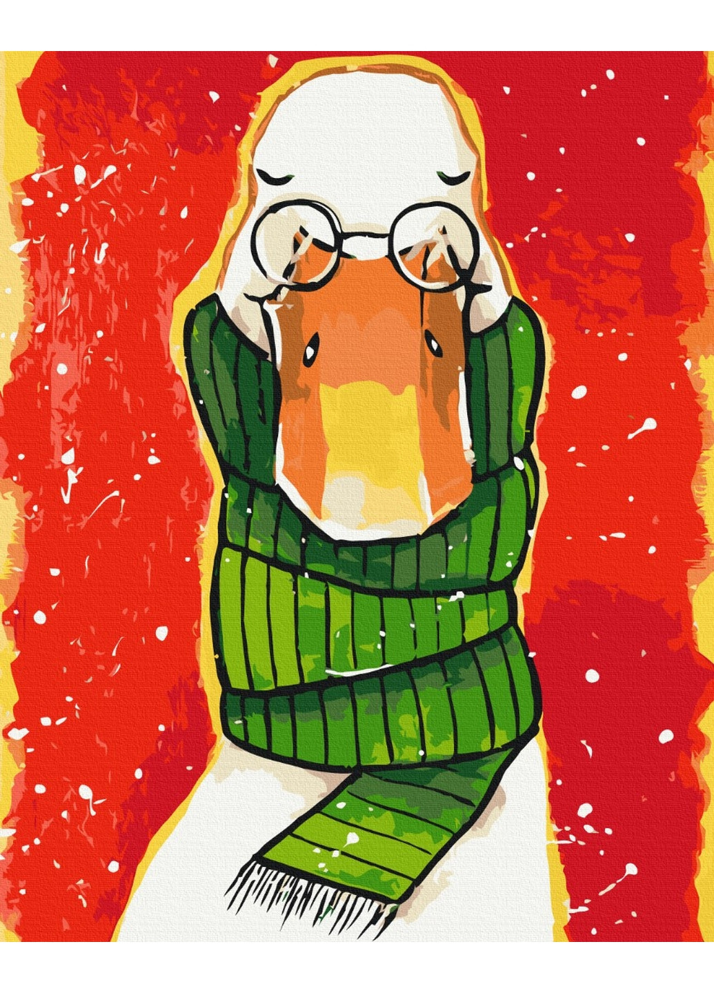 Картина за номерами "Теплий шарф © ANNART" 40x50 см Brushme (277152593)