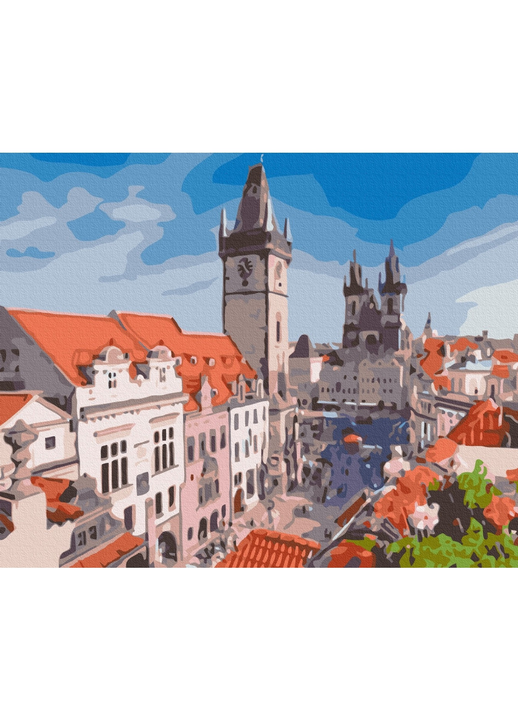 Картина по номерам Вид на Прагу 40x50 см Brushme (277153608)