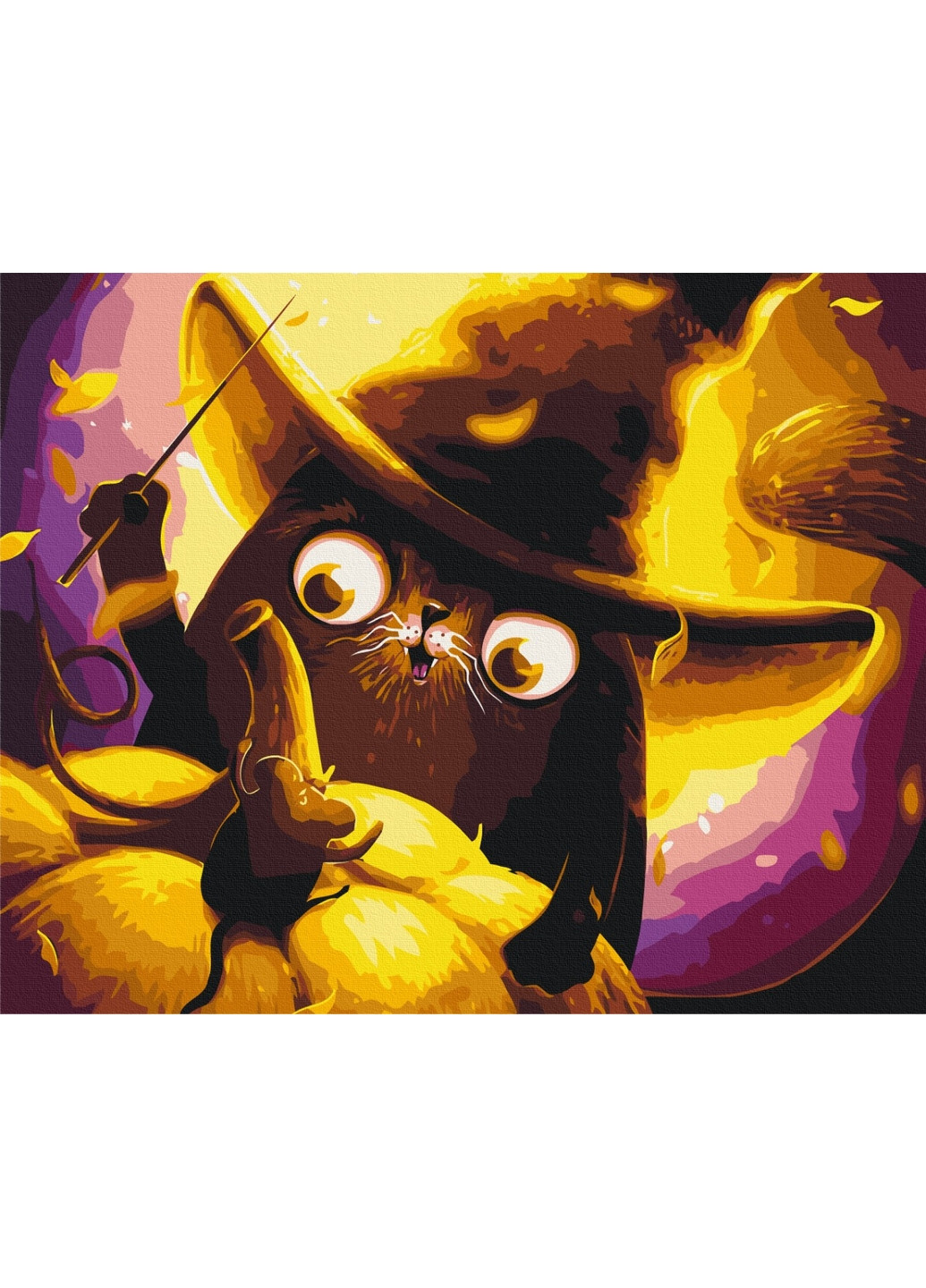 Картина по номерам Котик Волшебник ©Марианна Пащук 40x50 см Brushme (277153071)