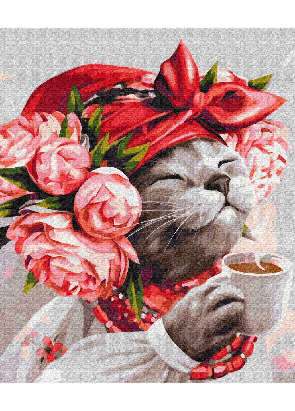Картина по номерам Кошка хозяйка ©Марианна Пащук 50х60 см Brushme (277152652)