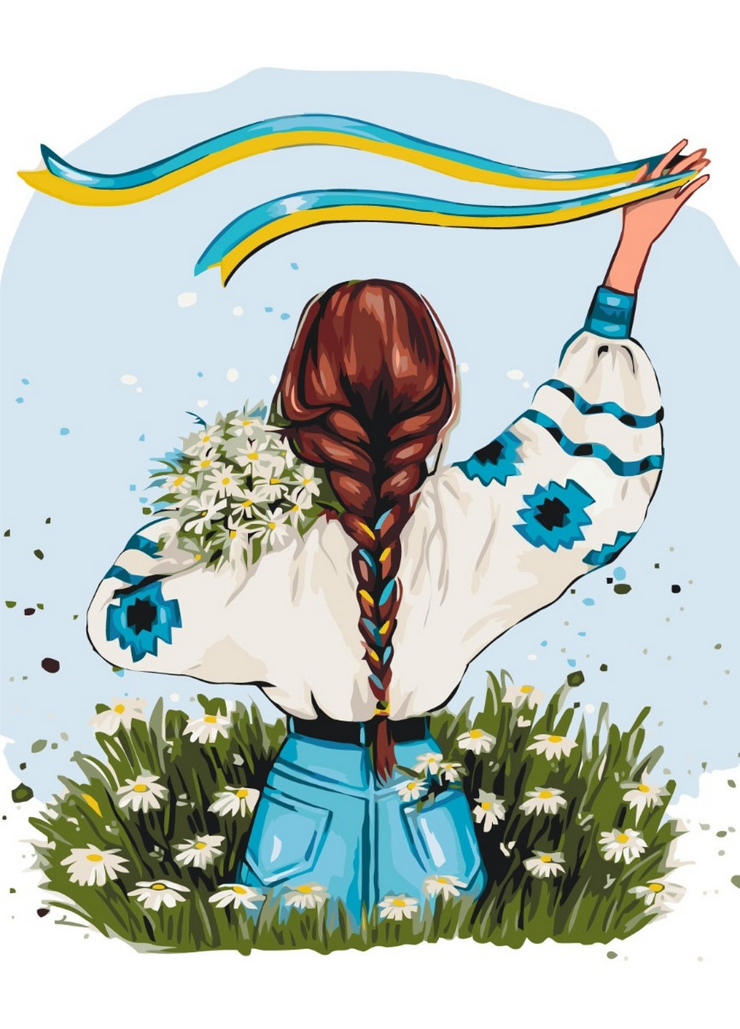 Картина по номерам Украина в цветах ©Alla Berezovska 40x50 см Brushme (277152868)