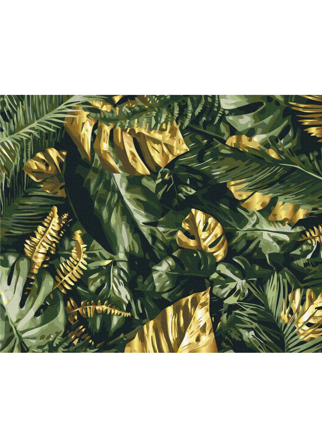 Картина по номерам Пальмове листя 40x50 см Brushme (277152929)