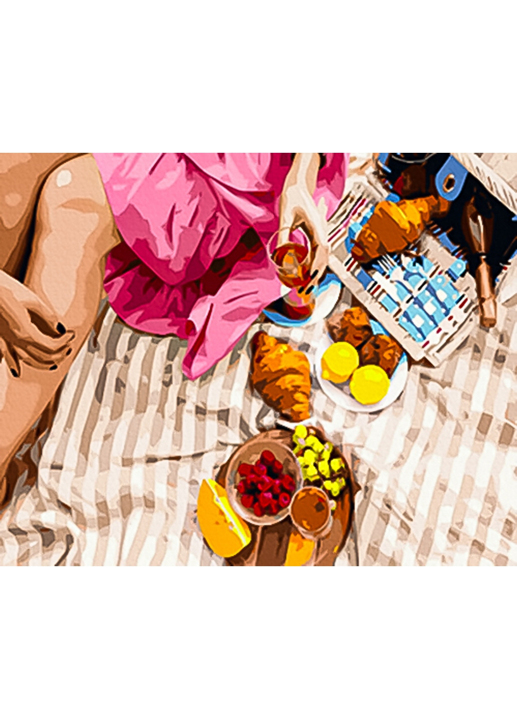 Картина за номерами "Смачність на пікнік" 40x50 см Brushme (277154121)