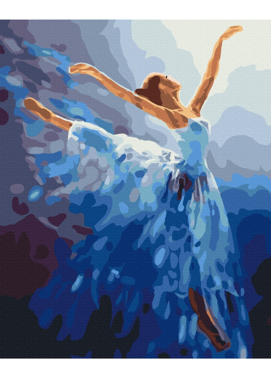 Картина за номерами "Повітряна балерина" 40x50 см Brushme (277153652)