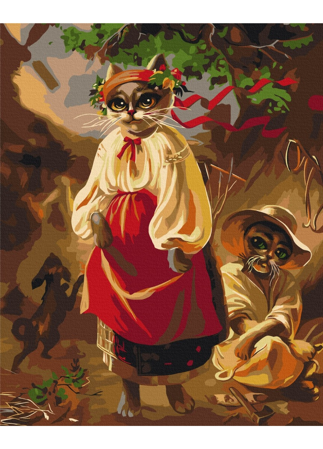 Картина за номерами "Котерина ©Маріанна Пащук" 40x50 см Brushme (277151916)