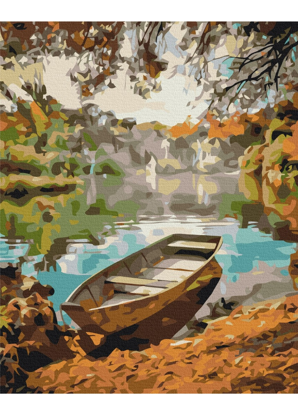 Картина за номерами "Рибалка спереду" 40x50 см Brushme (277152466)