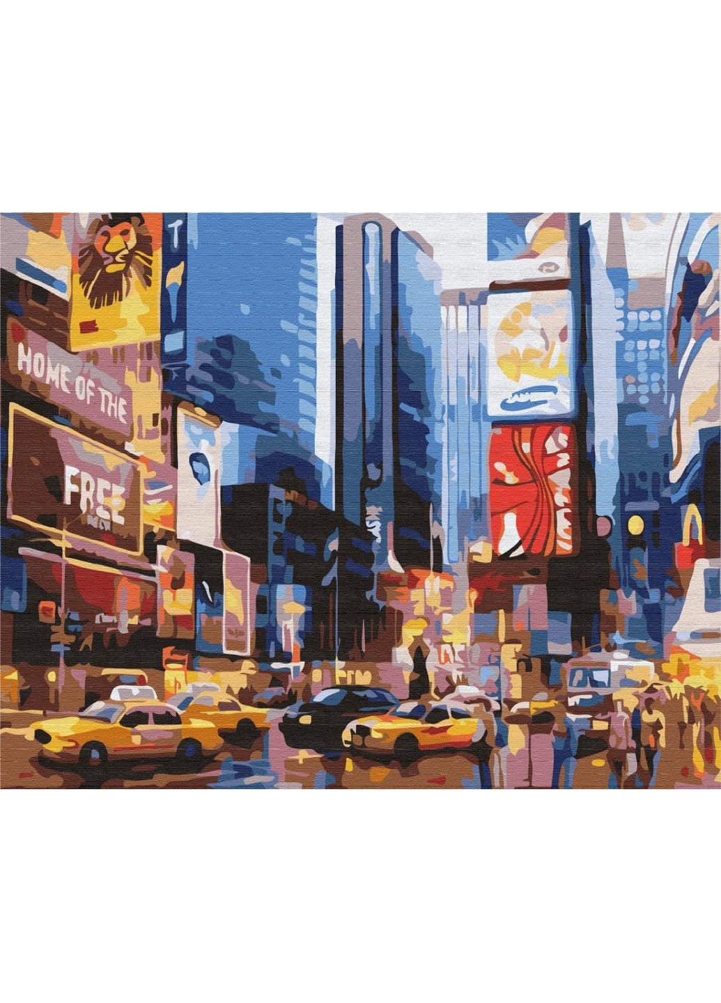 Картина за номерами "Таймс-сквер" 40x50 см Brushme (277152712)