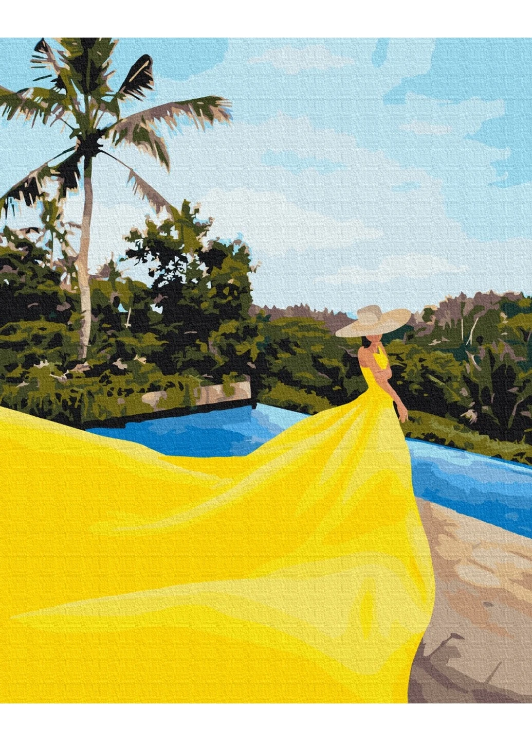 Картина за номерами "Мрійливий відпочинок" 40x50 см Brushme (277152742)
