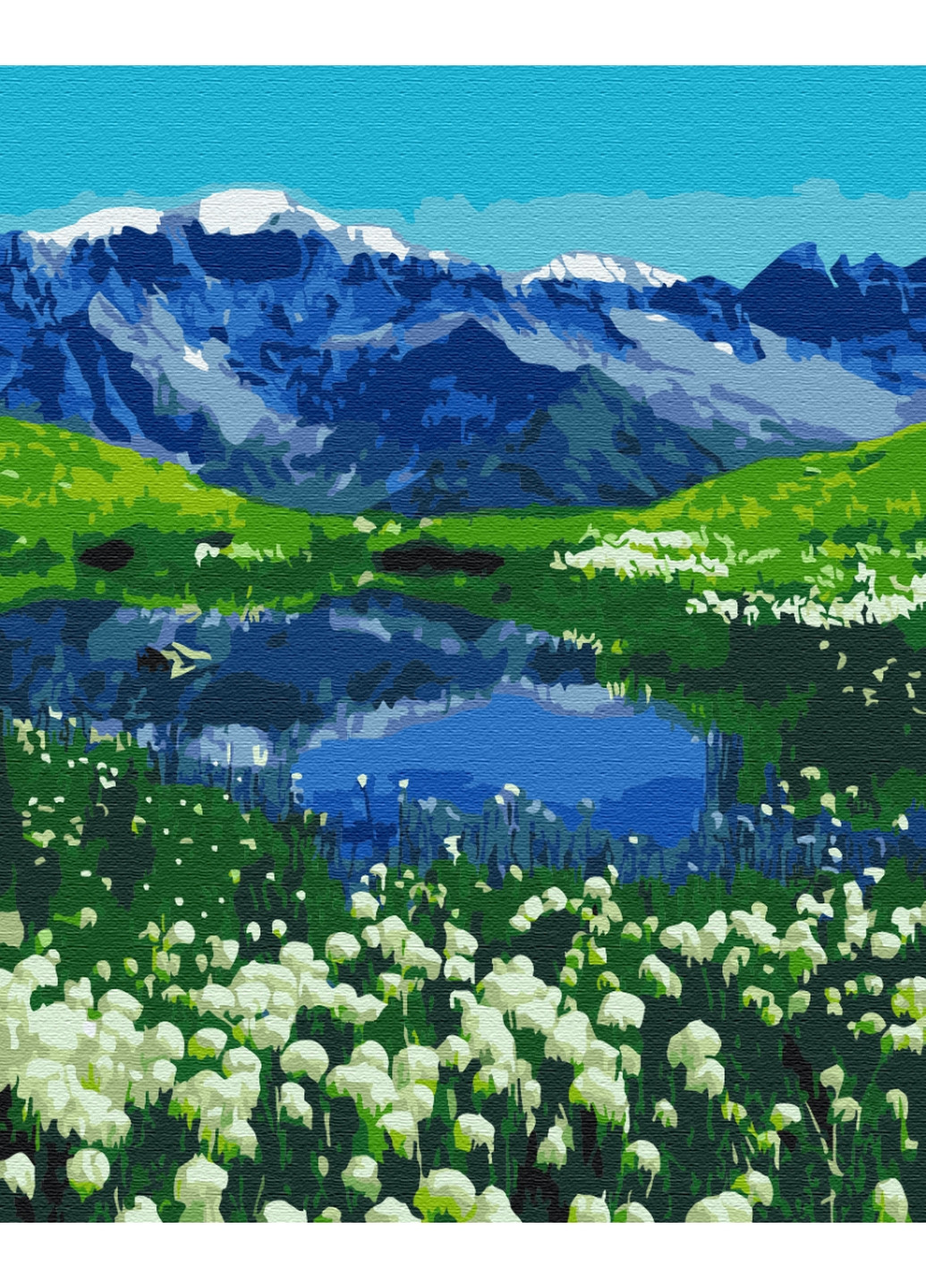 Картина за номерами "Альпійські луки" 40x50 см Brushme (277153019)