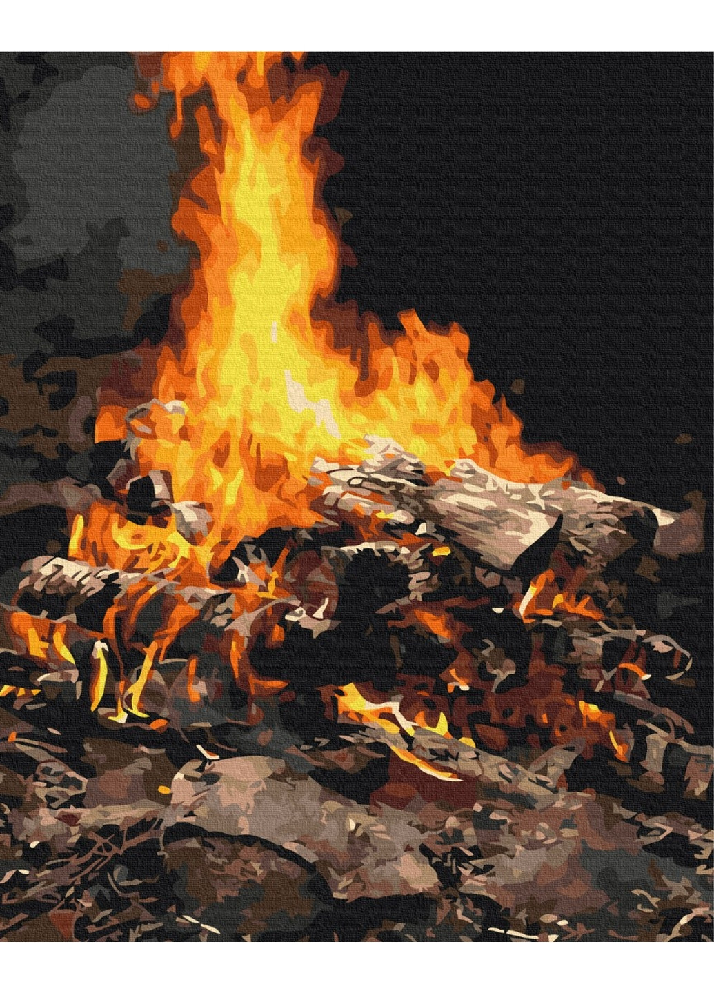 Картина по номерам Костёр 40x50 см Brushme (277152711)