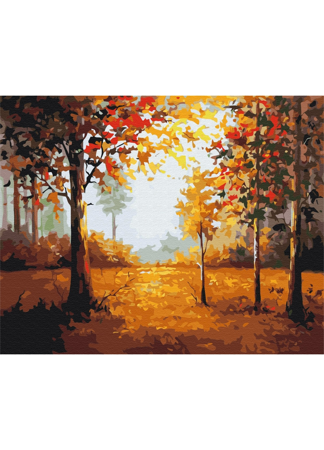 Картина по номерам Oсенний уголок 40x50 см Brushme (277154034)