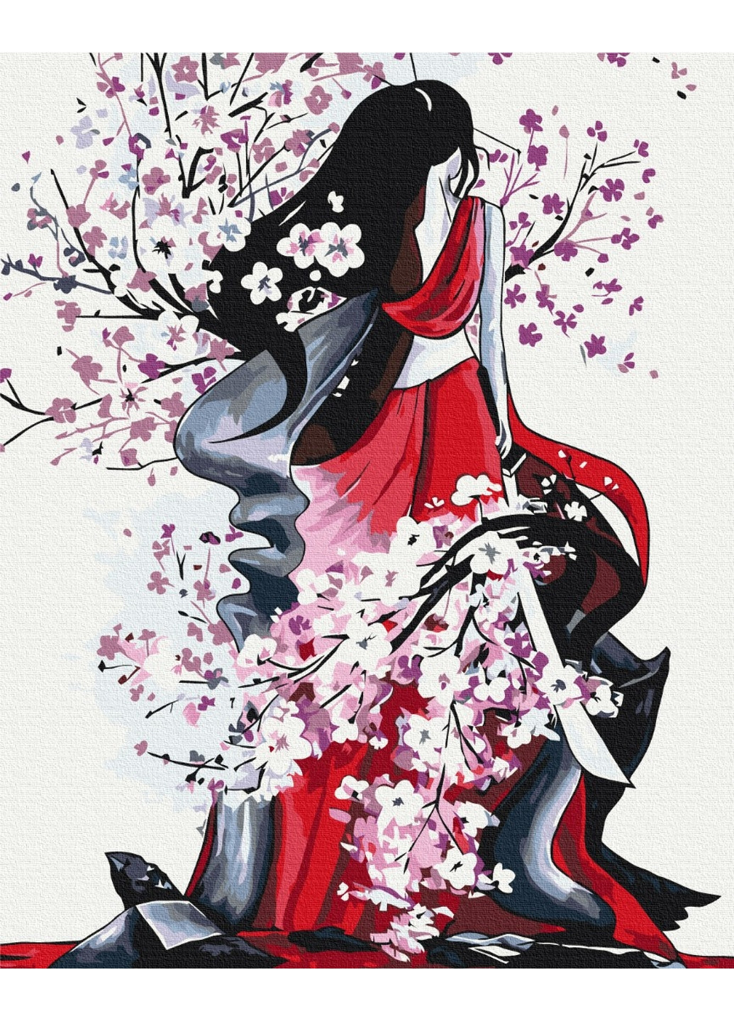 Картина по номерам Сила сакури © Yana Biluhina 40x50 см Brushme (277153589)