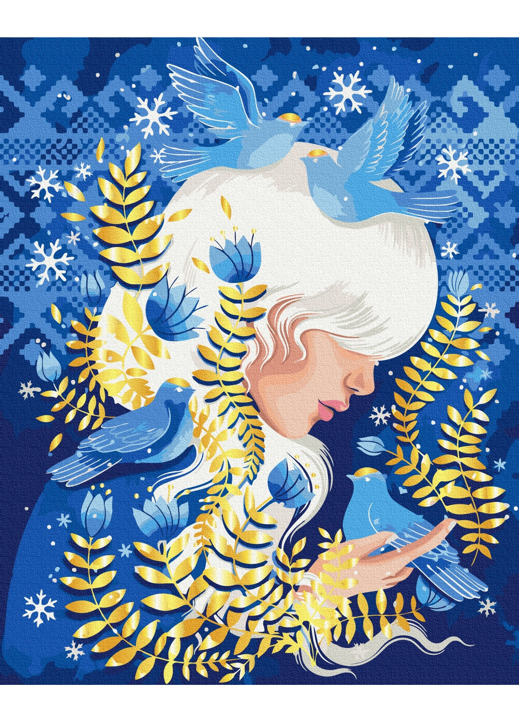 Картина по номерам Птицы зимы © Полина Скурихина 40x50 см Brushme (277152457)