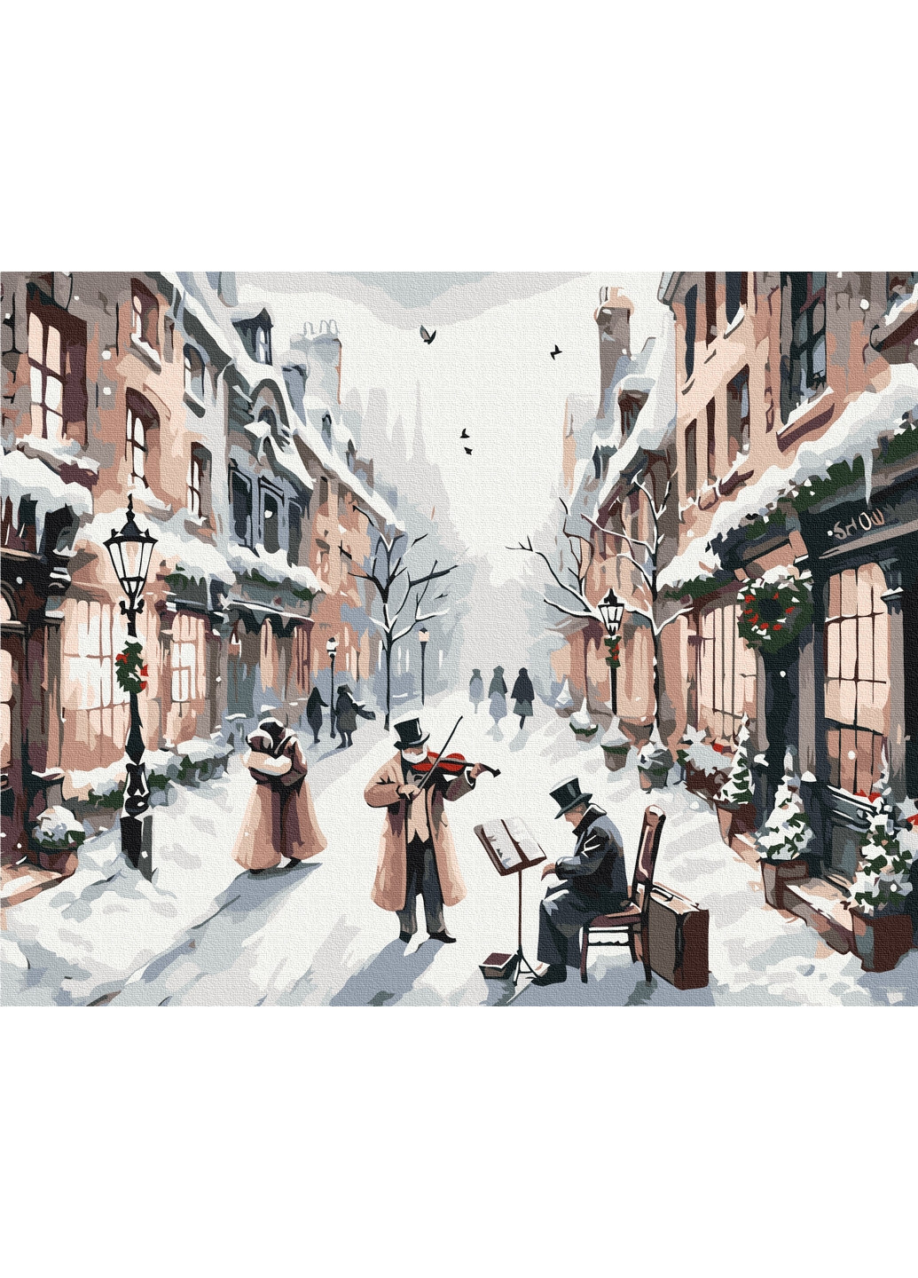 Картина по номерам Риздвяна мелодия 40x50 см Brushme (277151933)