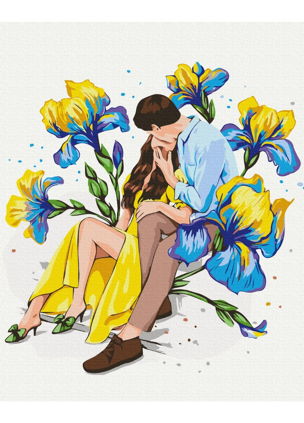 Картина по номерам Квитуче кохання ©Alla Berezovska 40x50 см Brushme (277152871)