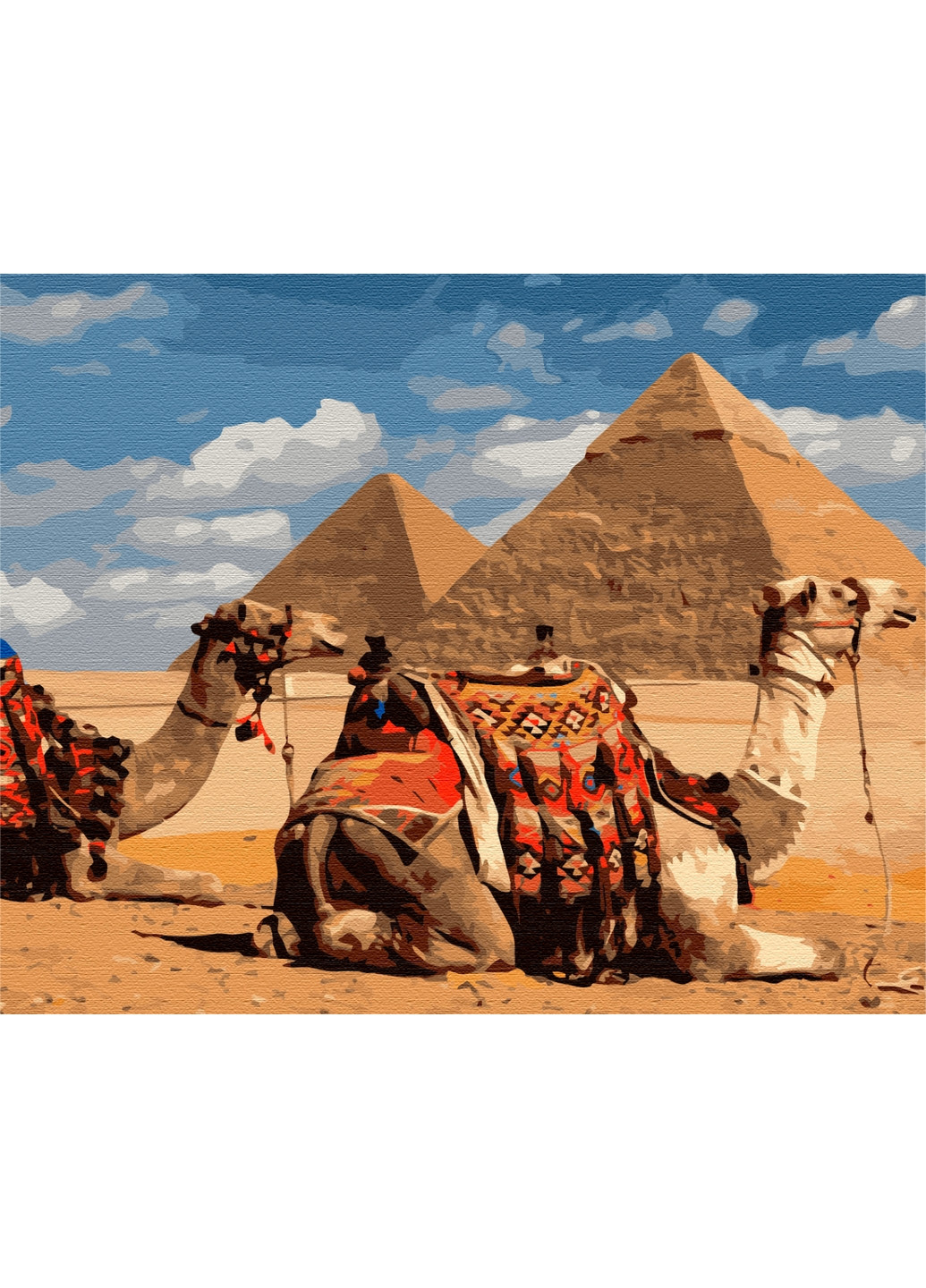 Картина по номерам Символы Египта 40x50 см Brushme (277153115)