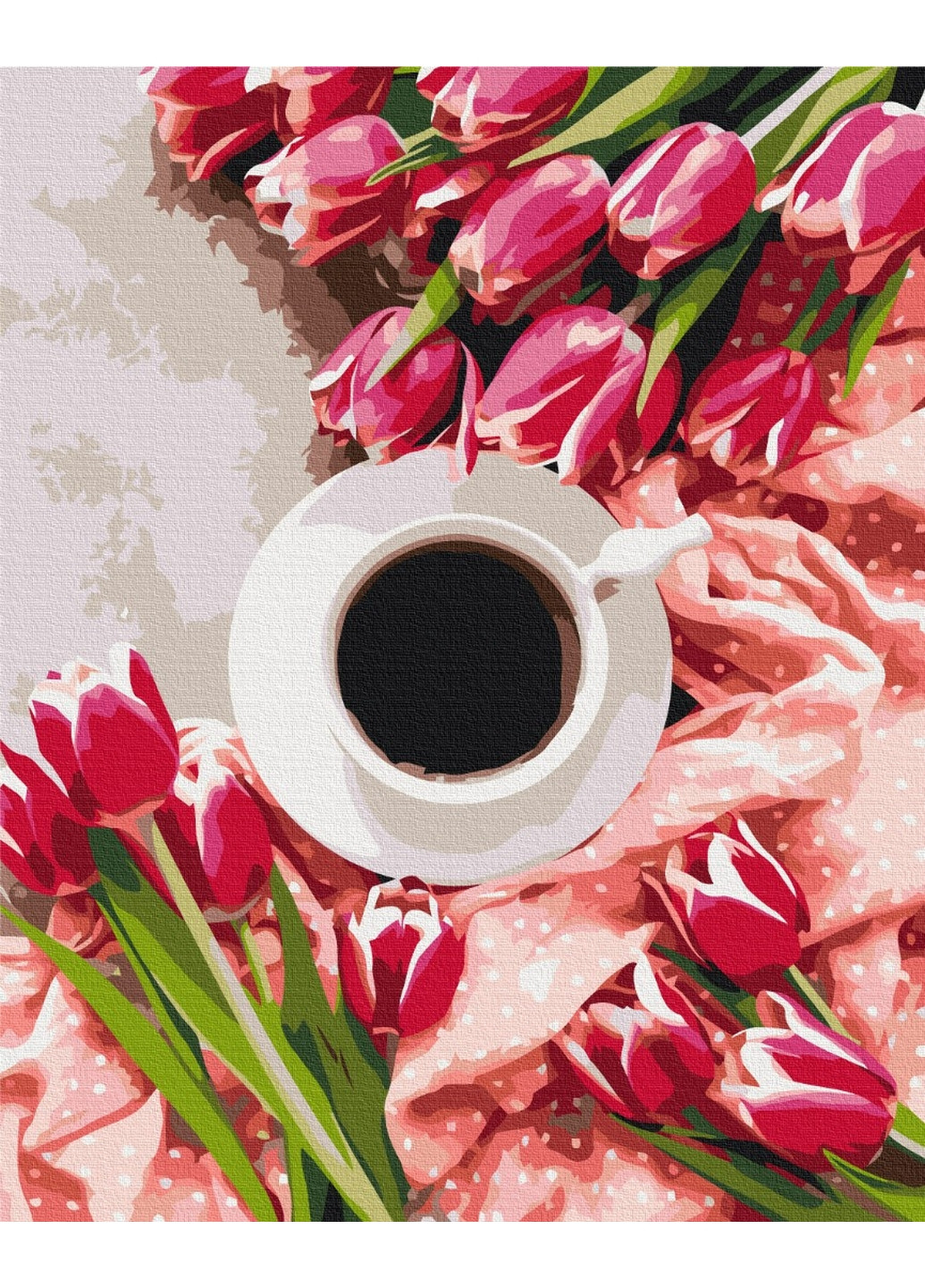 Картина за номерами "Кавова весна" 40x50 см Brushme (277153493)