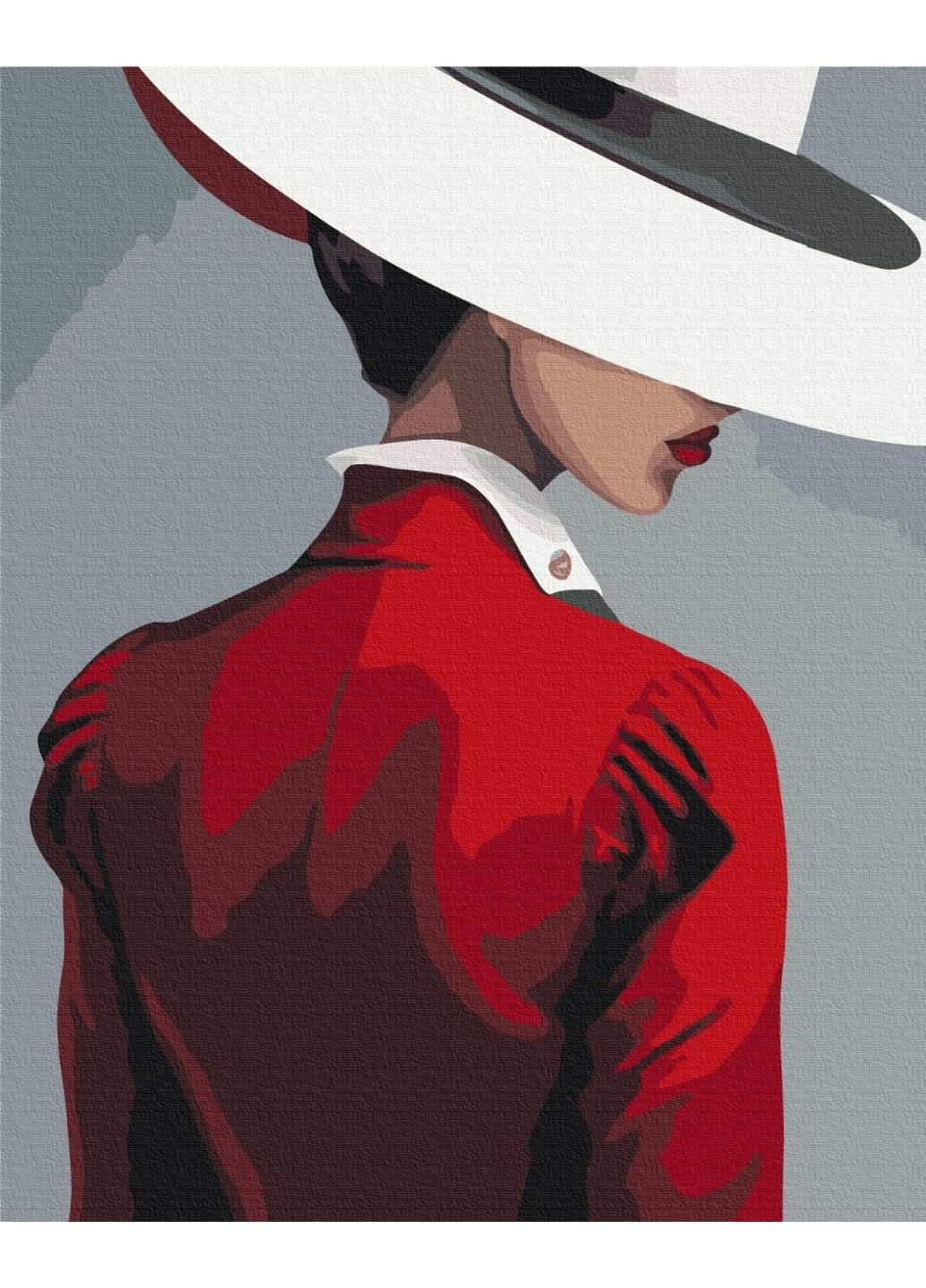 Картина за номерами "Таємниця червоного" 40x50 см Brushme (277154086)