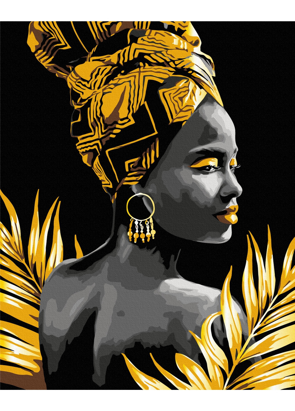 Картина за номерами "Африканка © Mykhailyshyna Daria" 40x50 см Brushme (277153707)