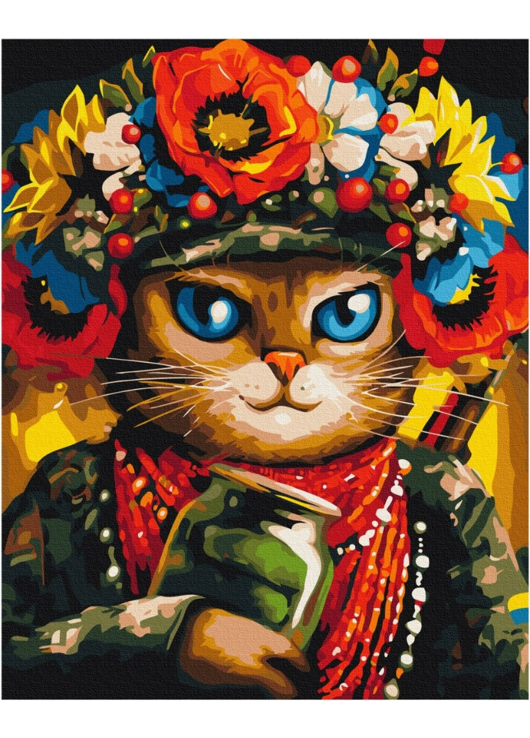 Картина по номерам Кошка Защитница ©Марианна Пащук 40x50 см Brushme (277153622)