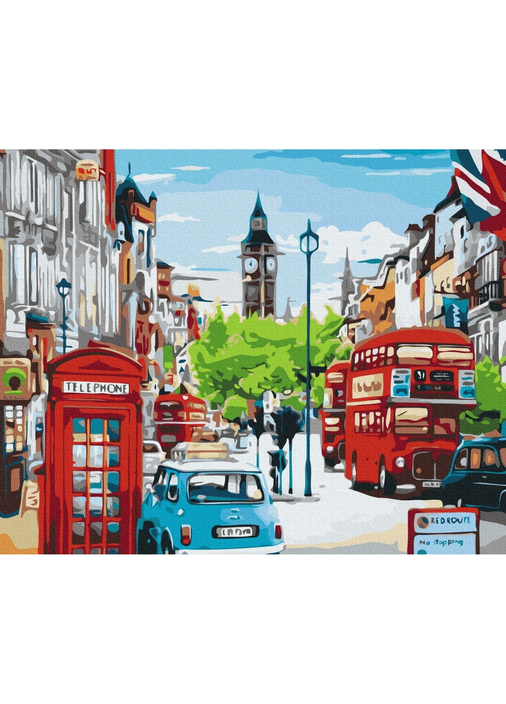 Картина за номерами "Час-пік у Лондоні" 40x50 см Brushme (277154156)