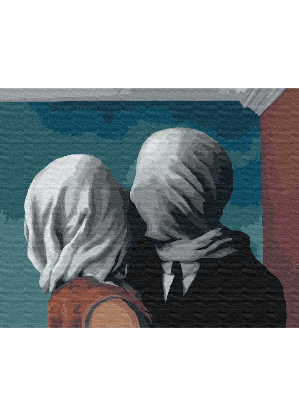 Картина по номерам Поцелуй 40x50 см Brushme (277153973)