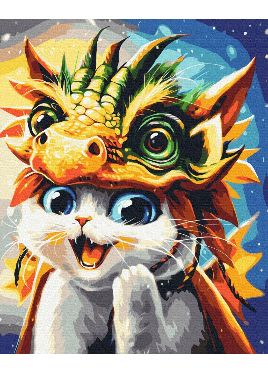 Картина по номерам Кот-дракон © Марианна Пащук 40x50 см Brushme (277153535)