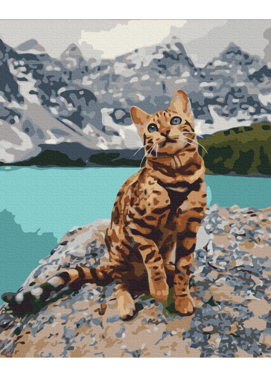 Картина за номерами "Улюбленець у горах" 40x50 см Brushme (277153931)