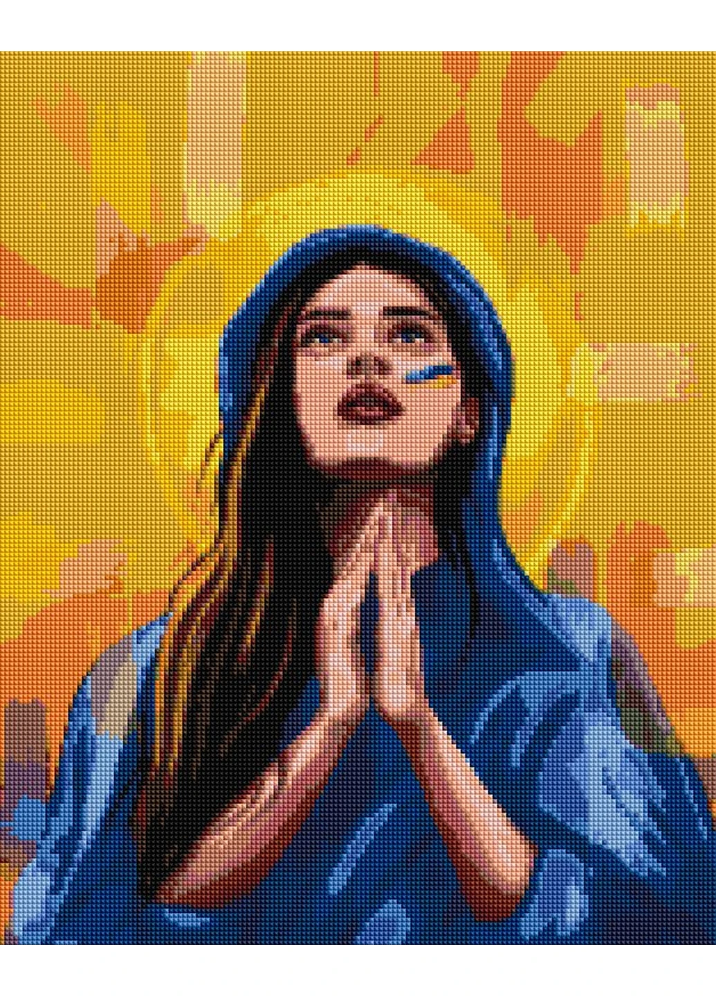 Алмазная мозаика В молитве 40x50 см Brushme (277153981)