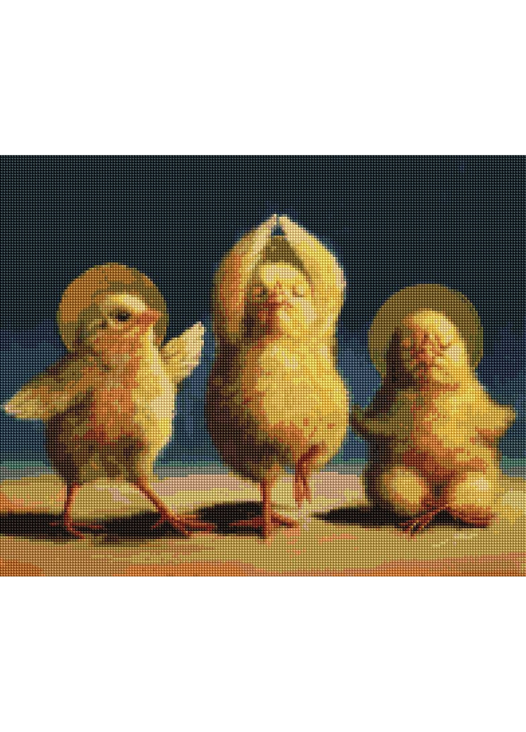 Алмазная мозаика Духовные цыплята ©Lucia Heffernan 40x50 см Brushme (277152046)
