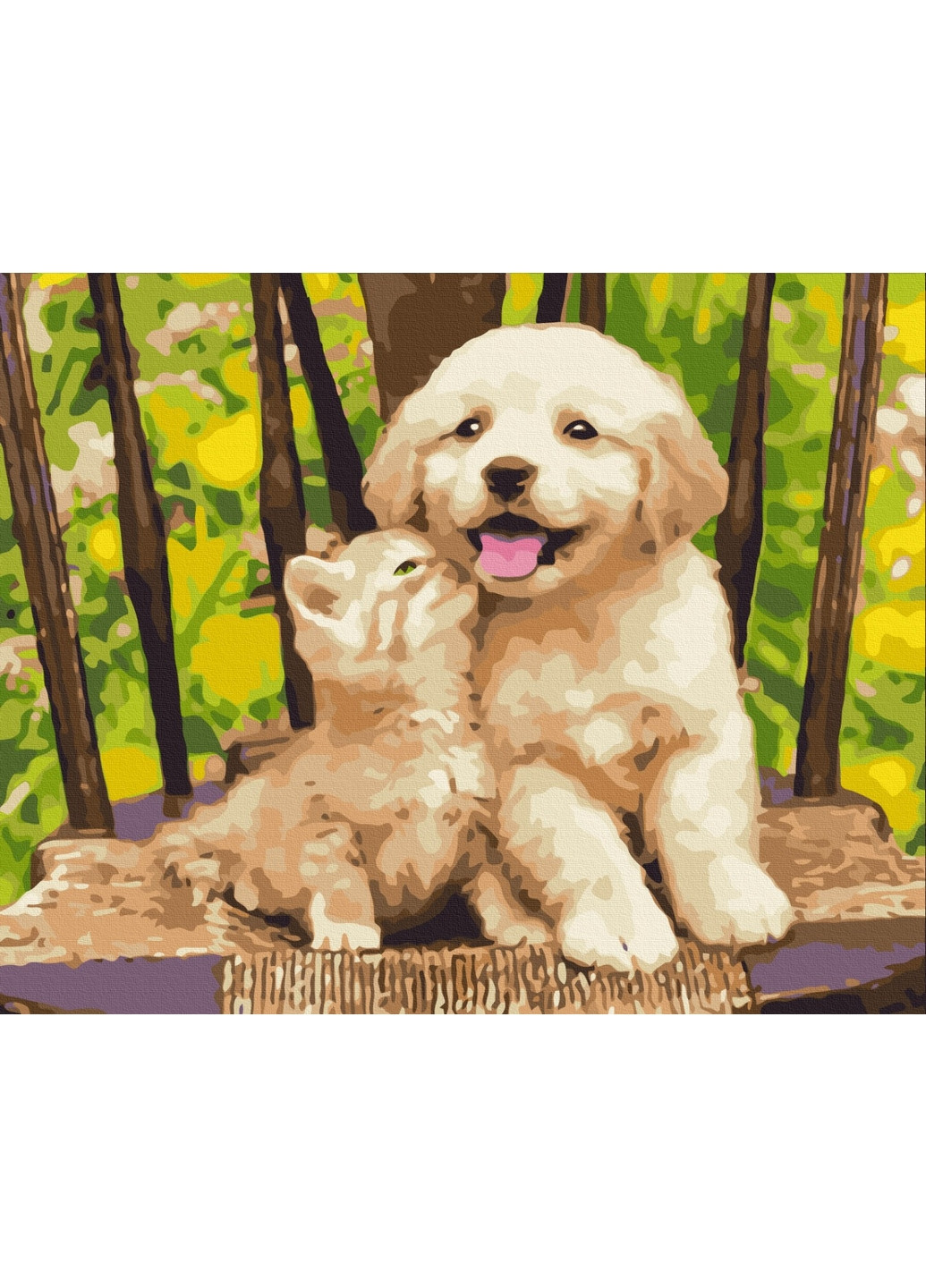 Картина за номерами "Маленькі друзі" 40x50 см Brushme (277156011)