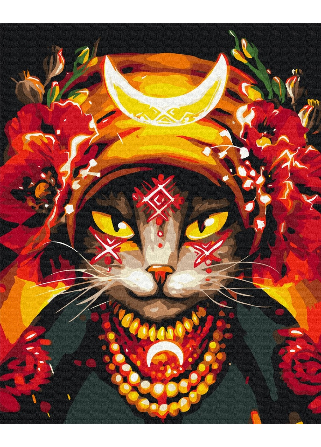 Картина по номерам Кошка Мольфарка ©Марианна Пащук 40x50 см Brushme (277155834)