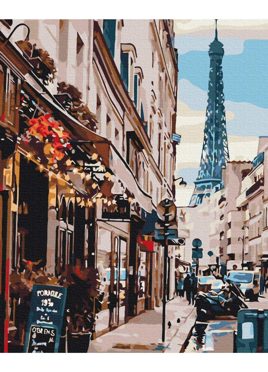 Картина по номерам Париж из-за угла 40x50 см Brushme (277154949)