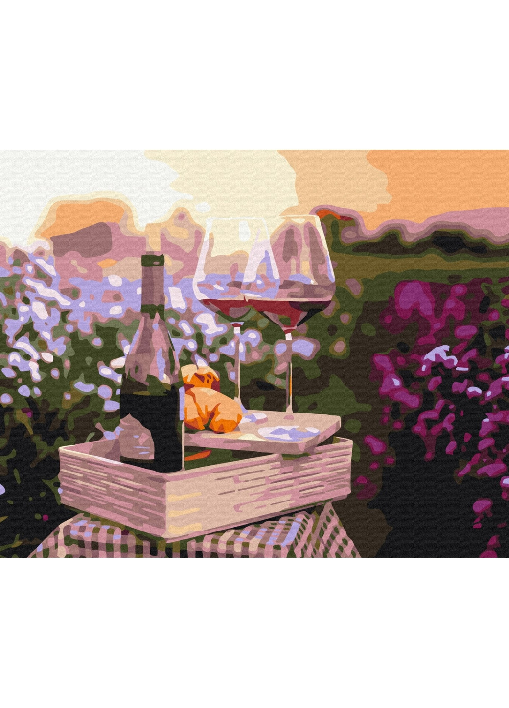 Картина по номерам Романтика в лаванде 40x50 см Brushme (277155146)